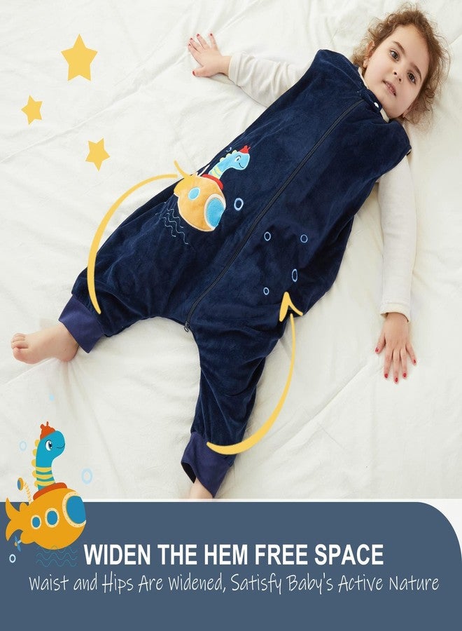 MICHLEY Kids Sleeveless Zipper Sleeping Bag, Autumn Winter Sleeping Sack Polyester Wearable Blankets for Boy Girl, Dragon, L - Image 5